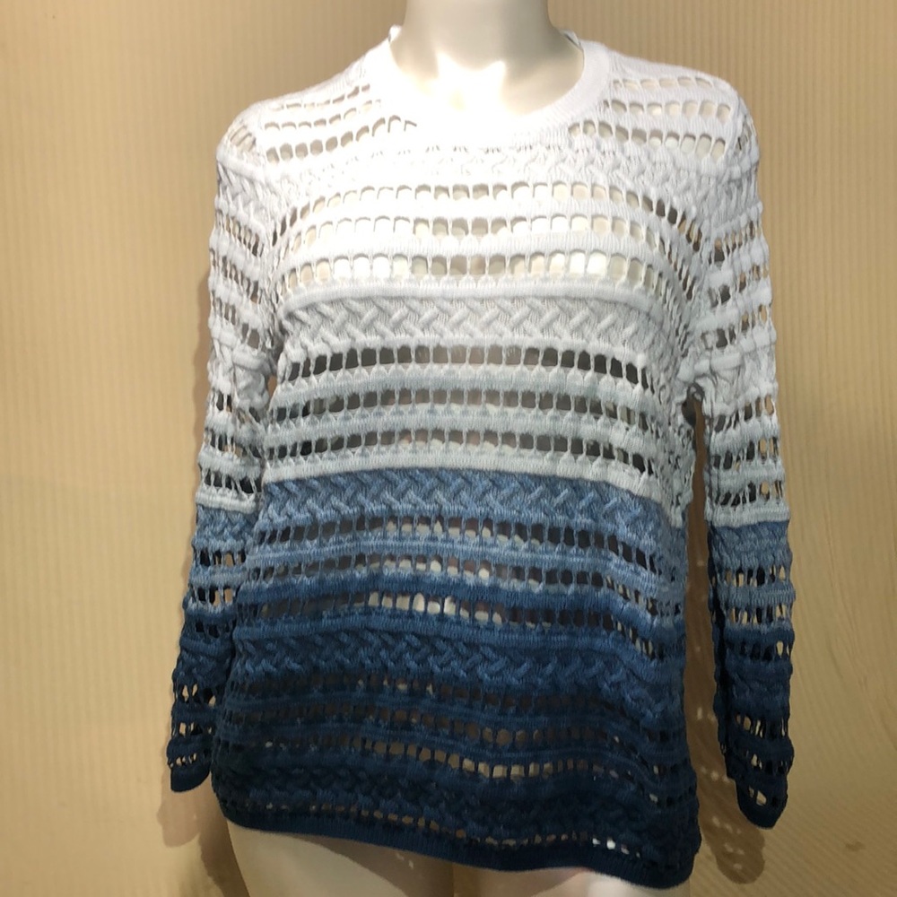 Lane Bryant Open-weave ombré sweater